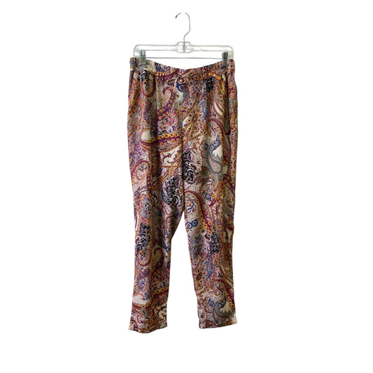 Pants Lounge By Liz Claiborne In Purple & Yellow, Size:8