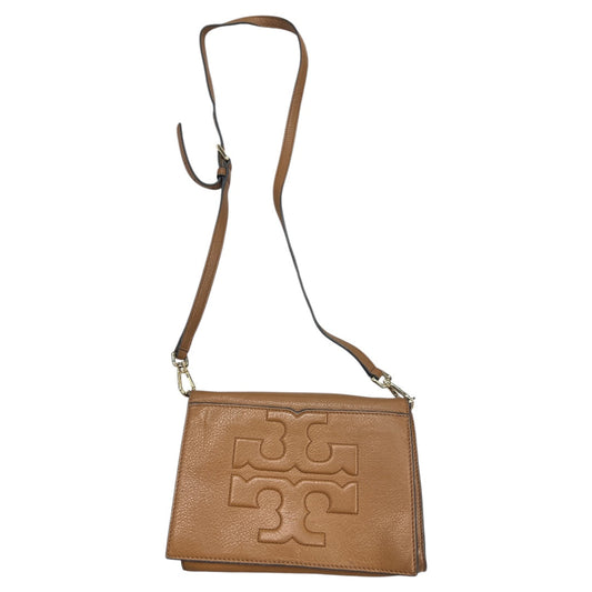 Crossbody Designer By Tory Burch In Tan, Size:Medium