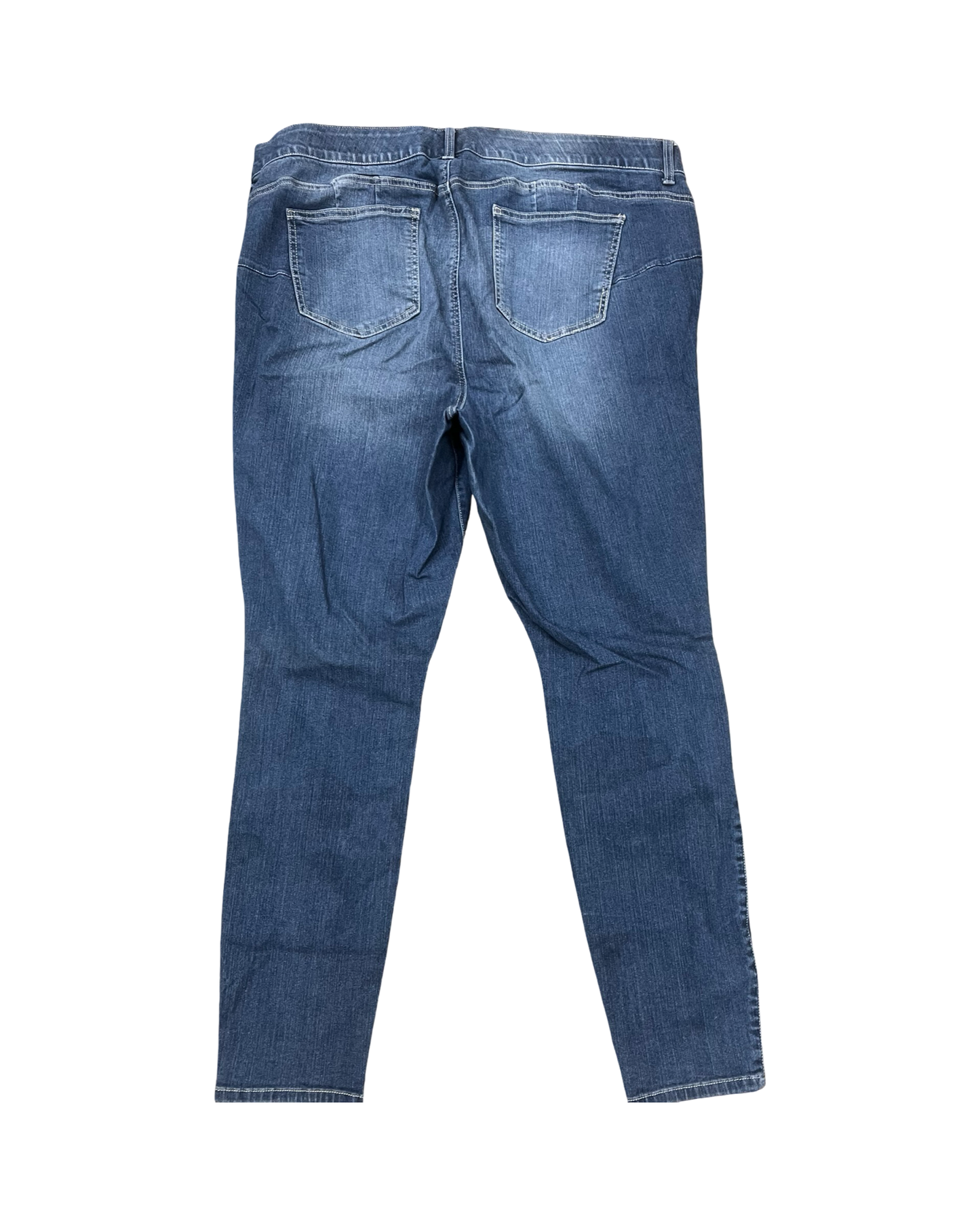 Jeans Skinny By Torrid In Blue Denim, Size:22