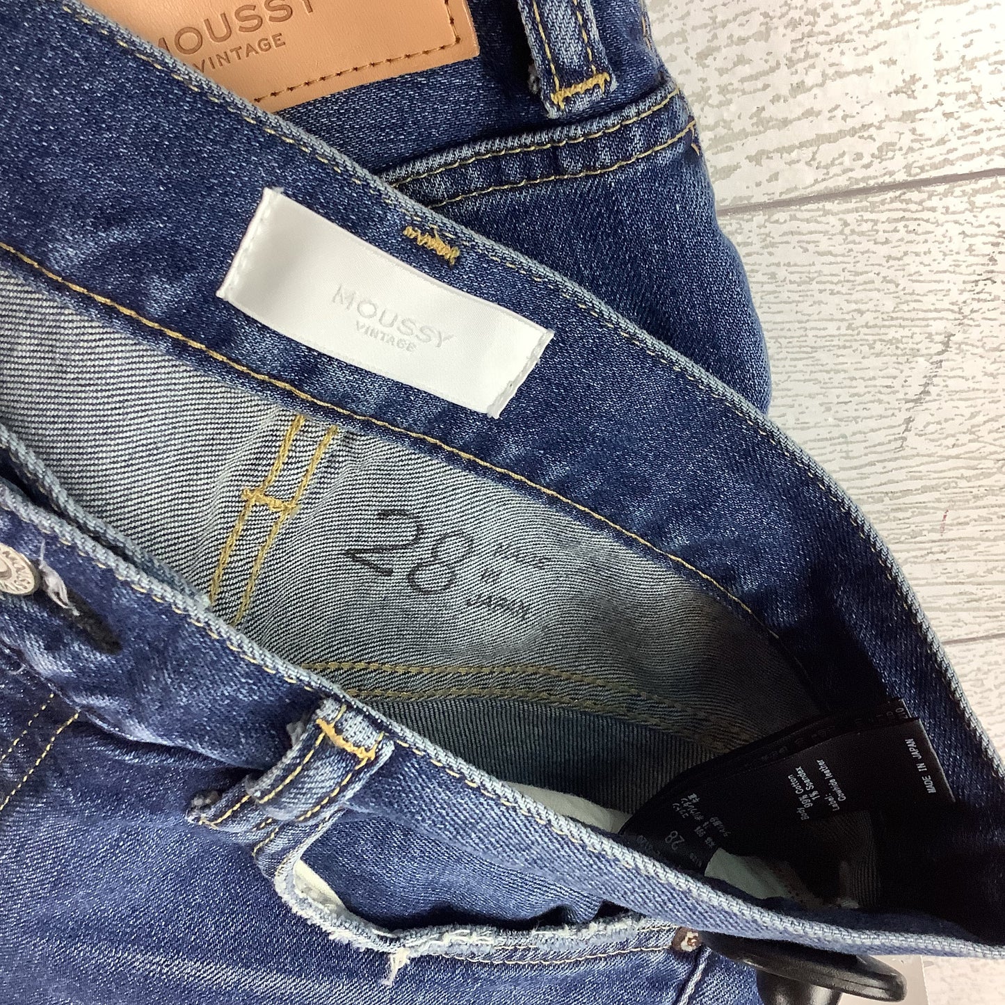 Jeans Straight By Cmb In Blue Denim, Size: 28
