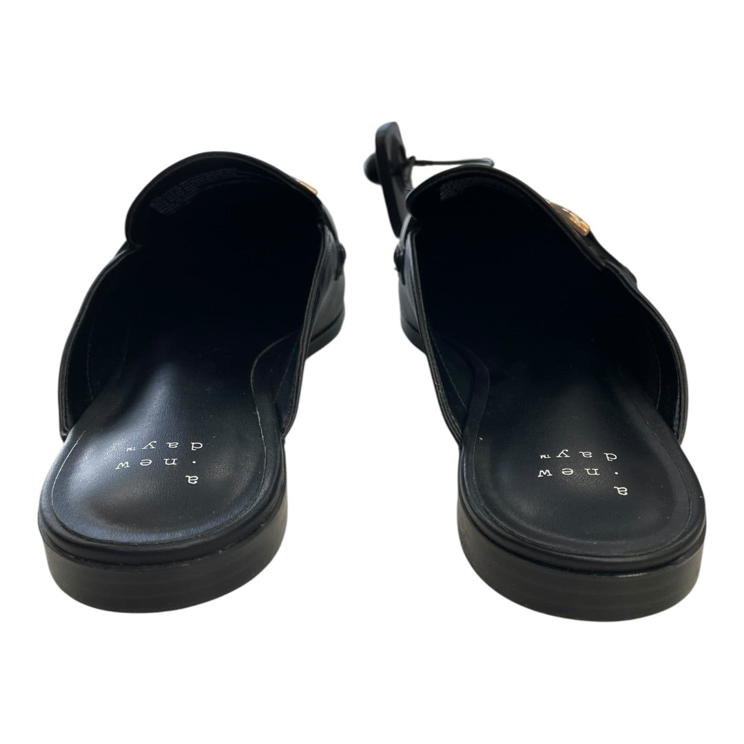 Shoes Flats By A New Day In Black, Size:8.5