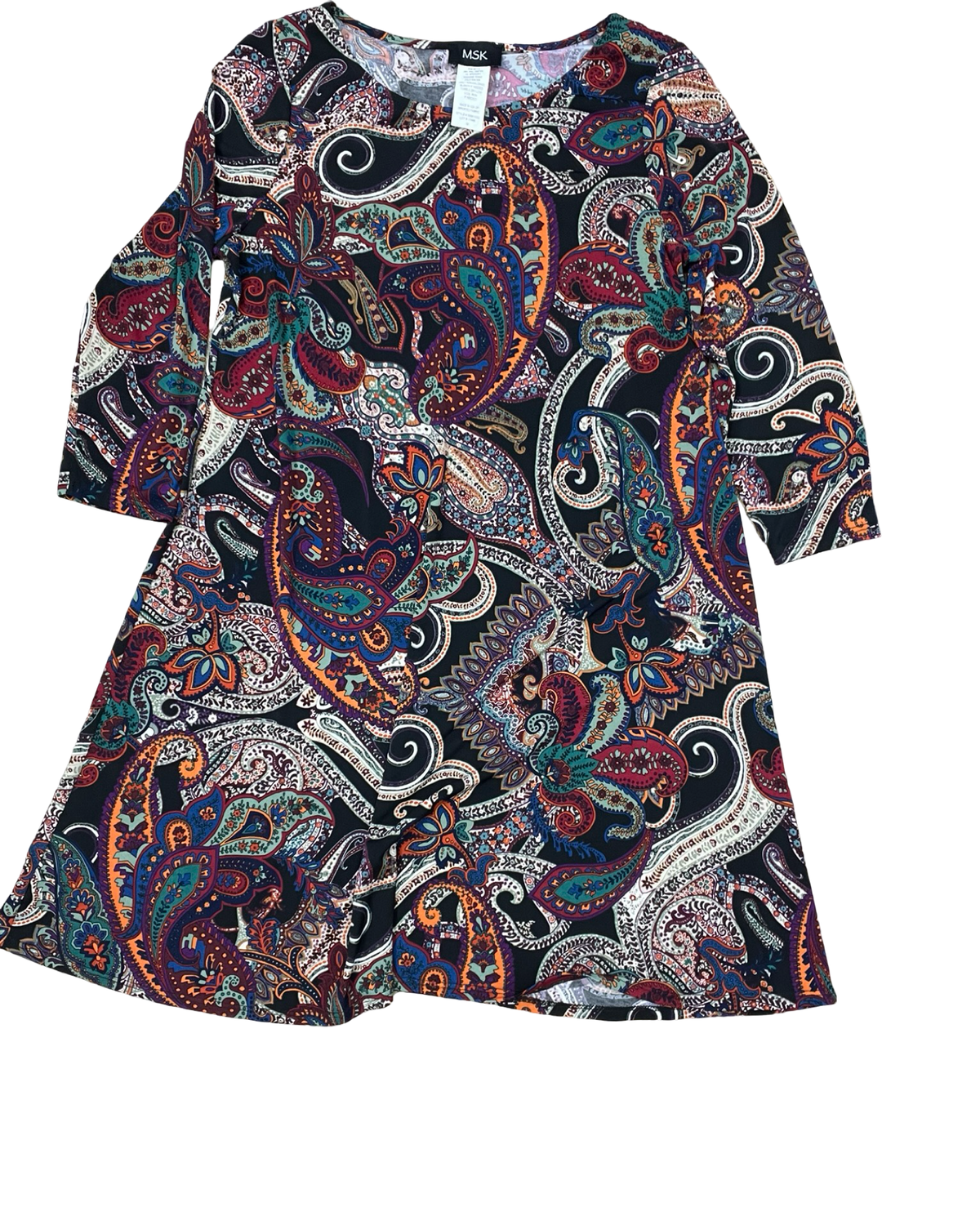 Dress Casual Midi By Msk In Multi, Size:M