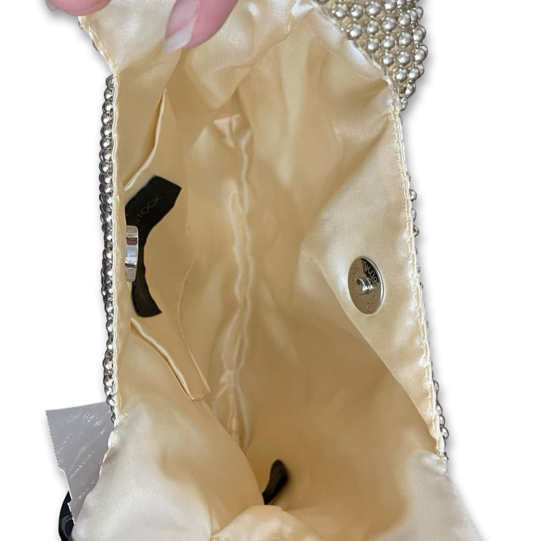 Handbag By Jessica Mcclintok In Beige, Size:Small