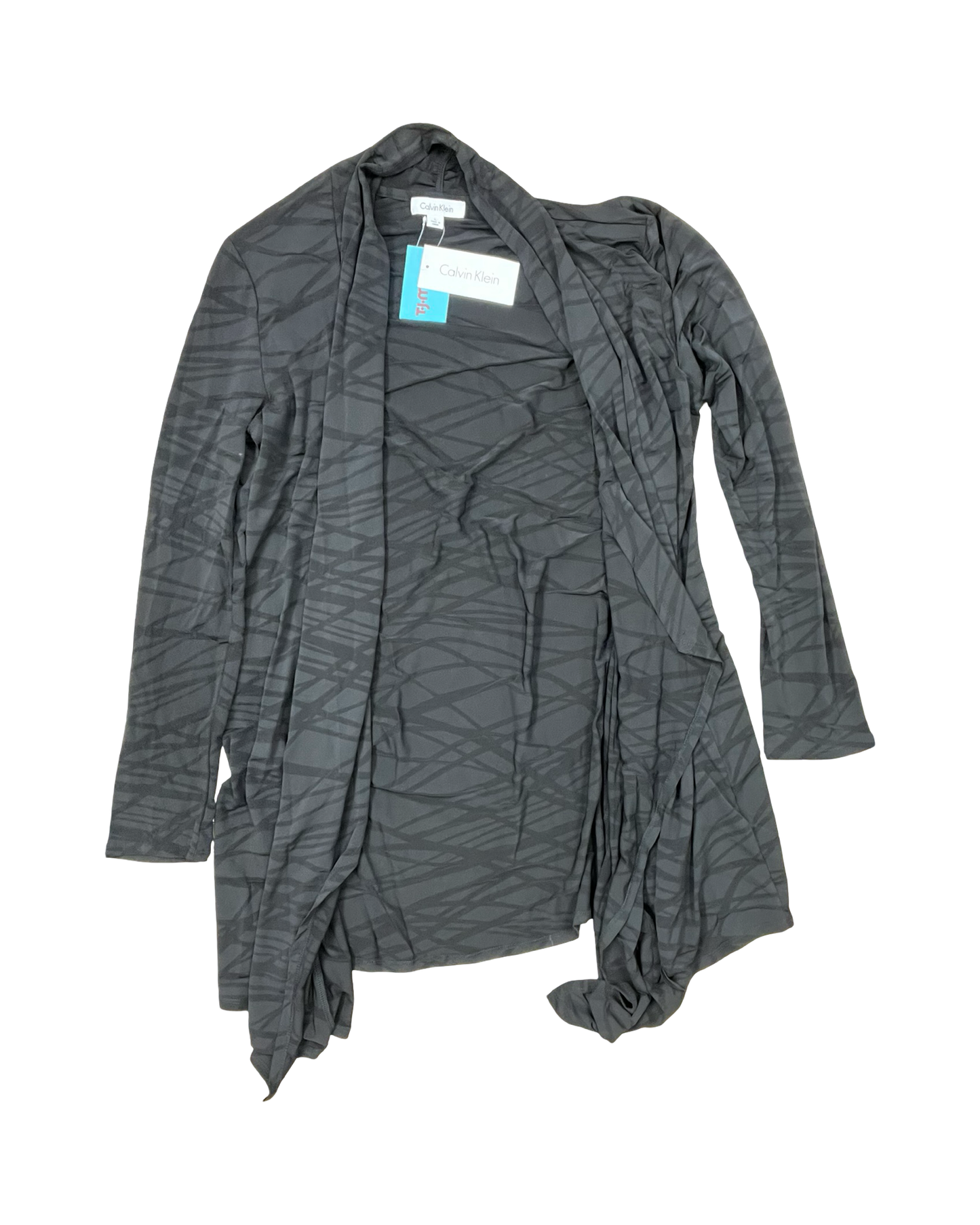 Cardigan By Calvin Klein In Black, Size:L