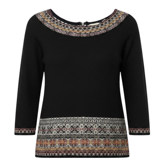 Antiquarian Boat Neck Wool Mohair Blend Pullover Sweater By Sleeping On Snow X Anthropologie In Black & Purple, Size: XS