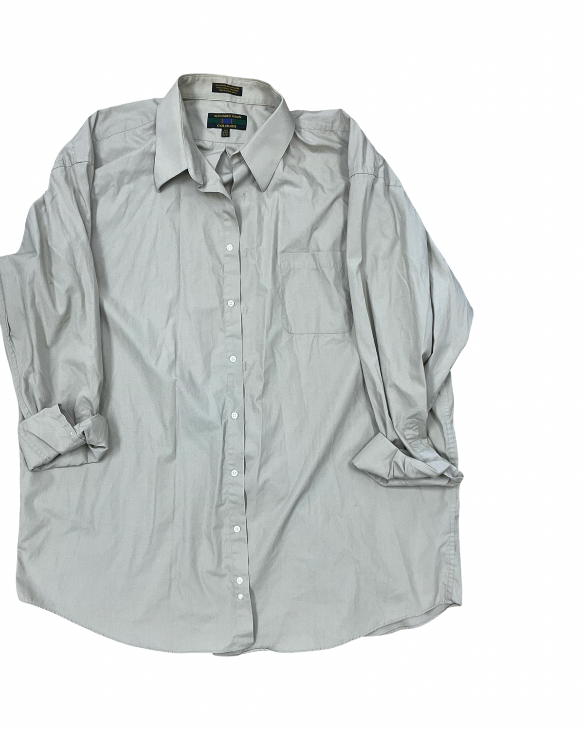 Blouse Ls By Clothes Mentor In Tan, Size:2X