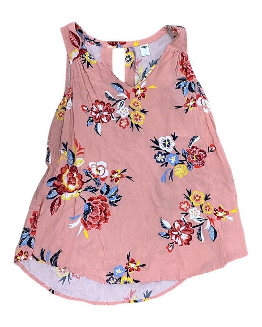 Top Sleeveless By Old Navy In Orange, Size:M