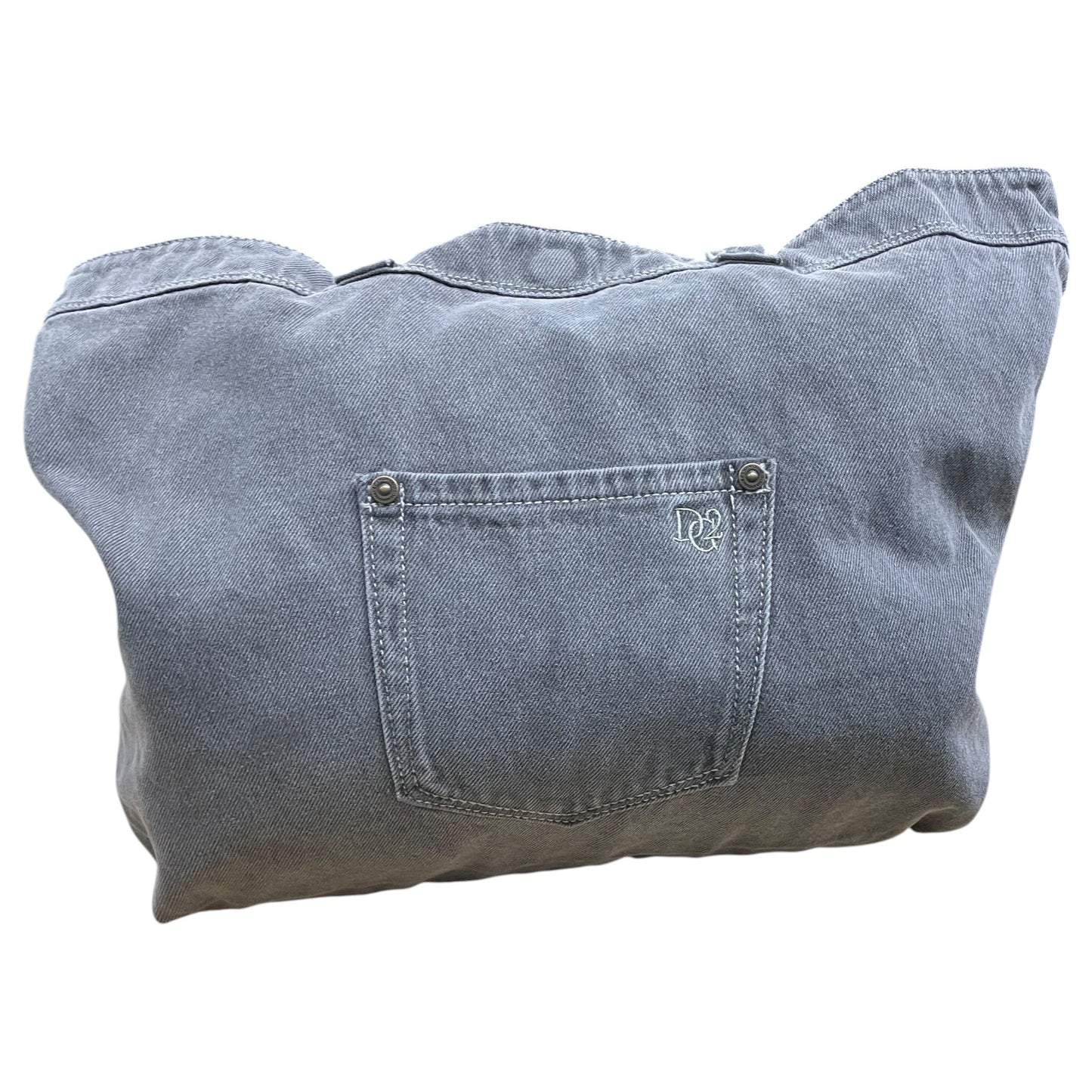 Handbag By Dg2 In Grey, Size:Medium