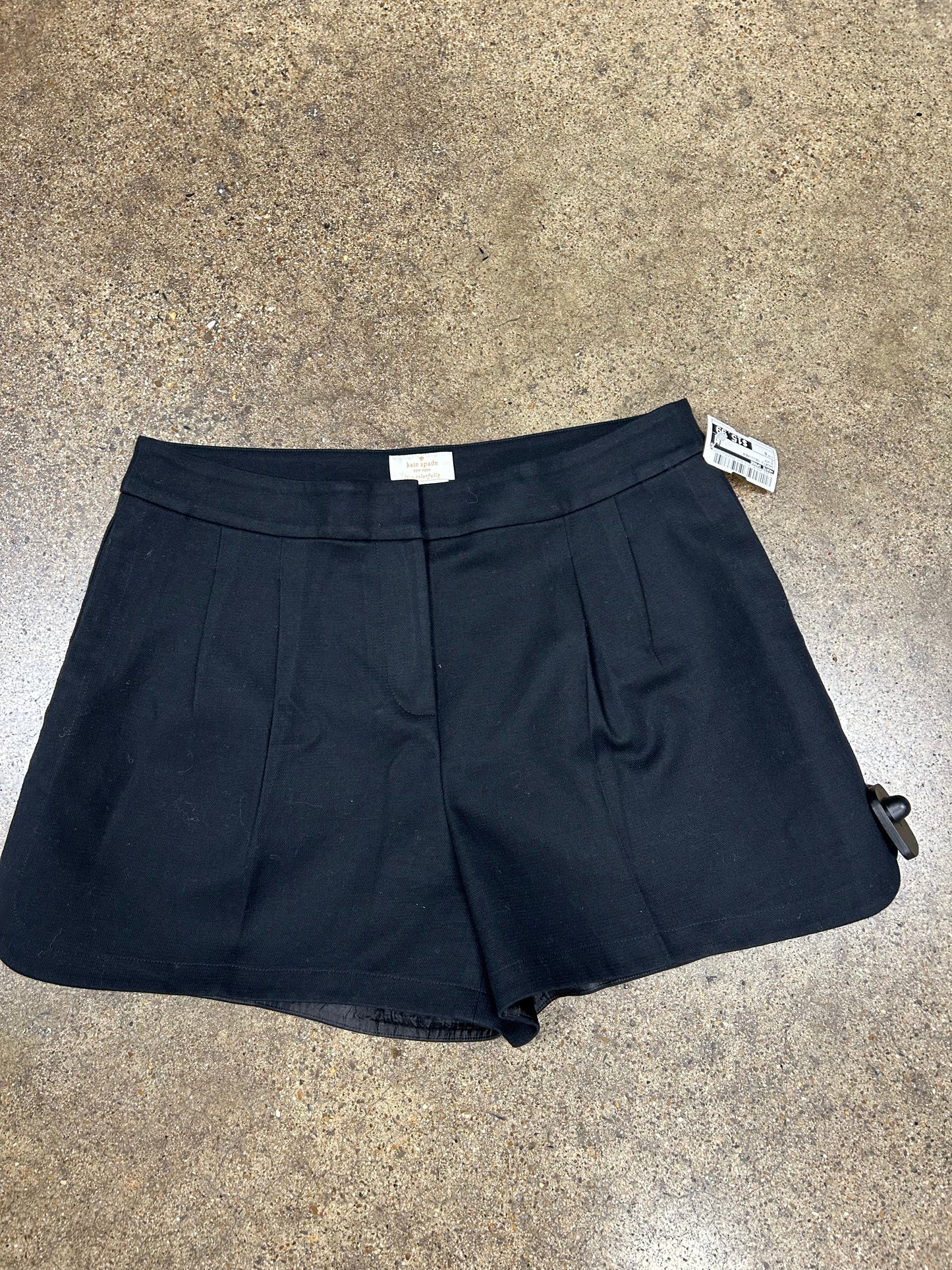 Shorts Designer By Kate Spade In Black, Size:6