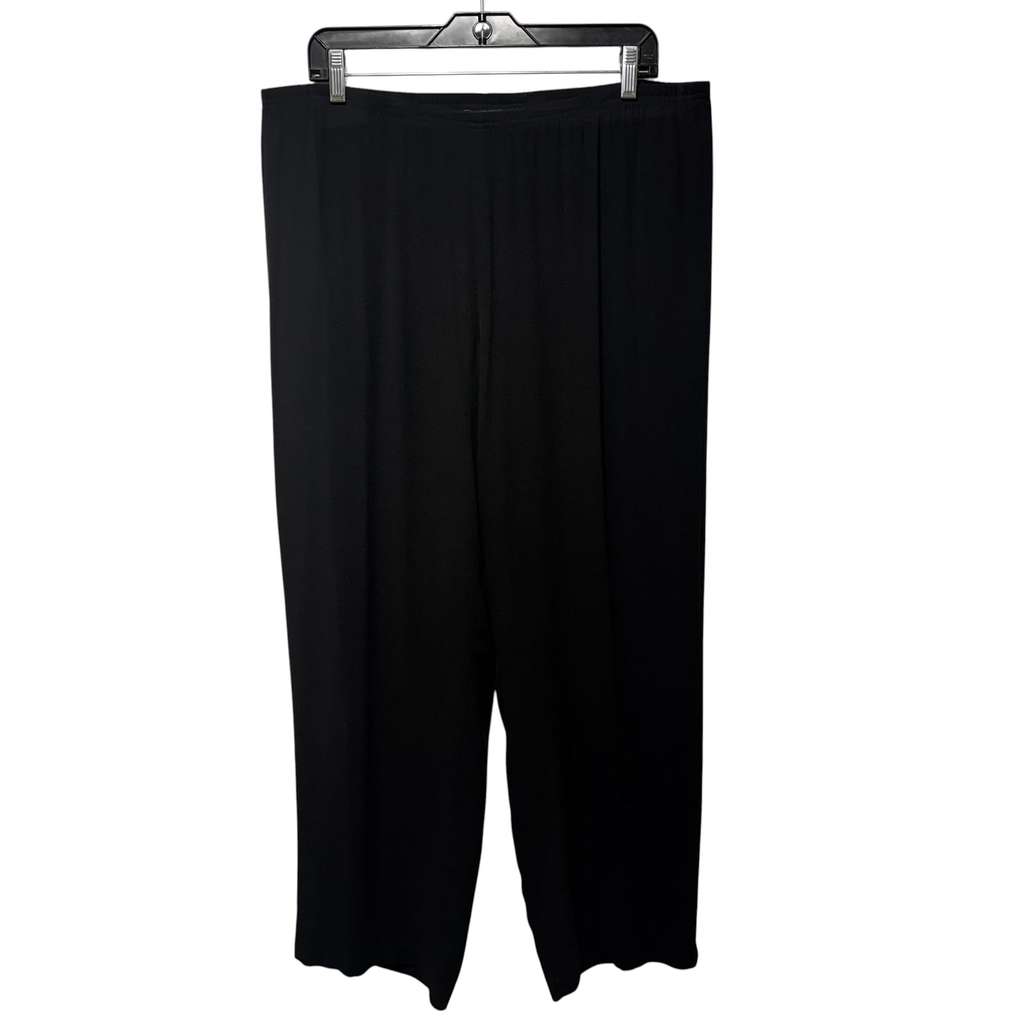 Silk Pants Designer By Eileen Fisher In Black, Size: M