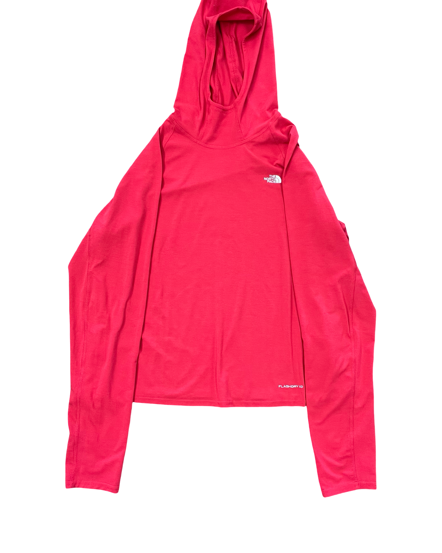 Athletic Top Ls Hoodie By The North Face In Pink, Size:L