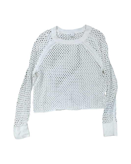 Sweater By Old Navy In White, Size:M