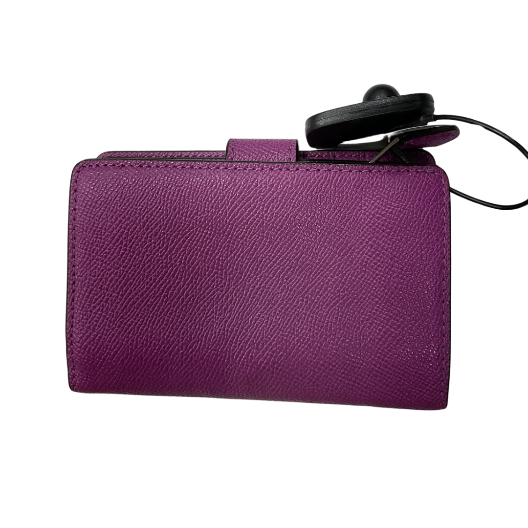 Wallet Designer By Coach In Purple, Size:Medium