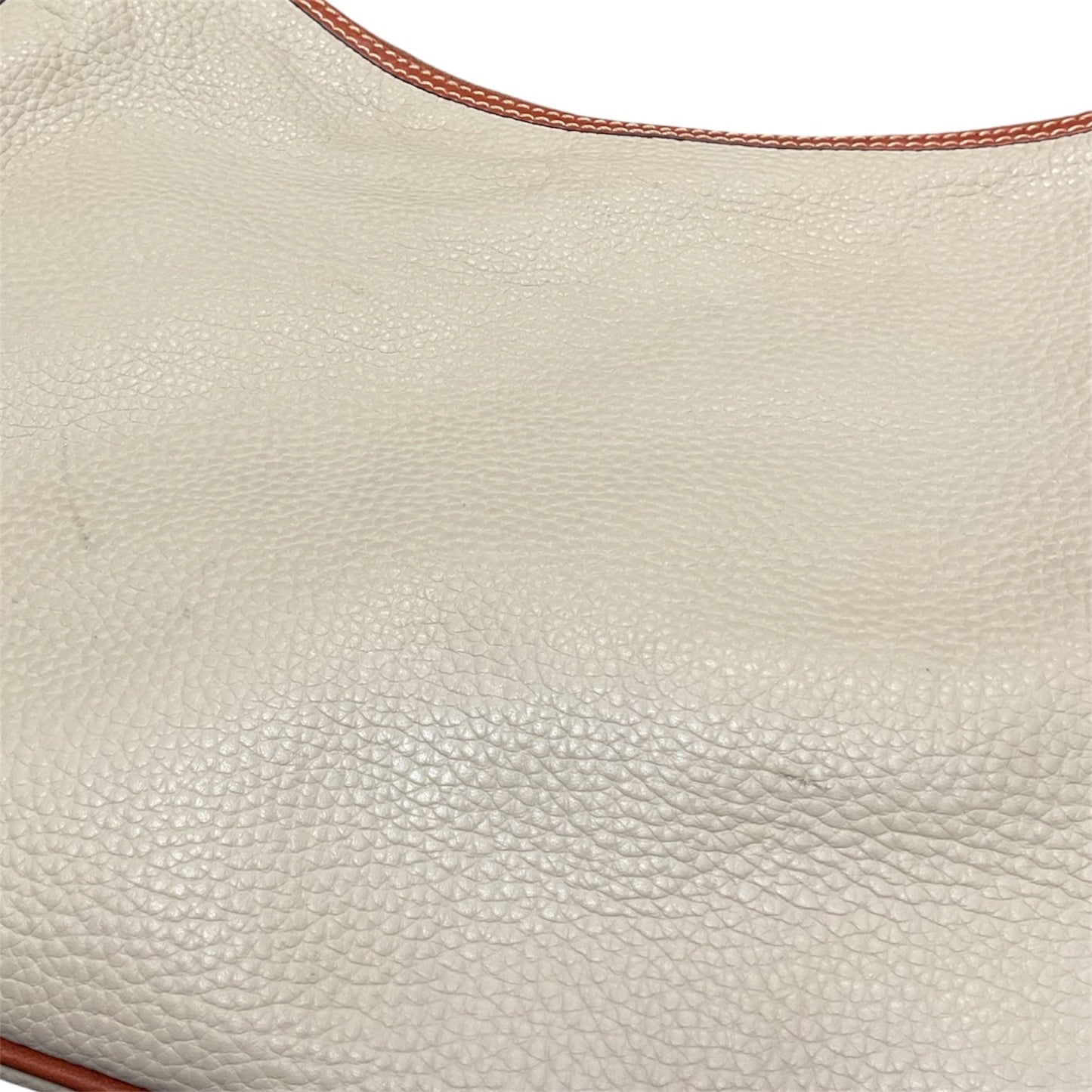 Handbag Designer By Dooney And Bourke In Cream & Tan, Size:Medium