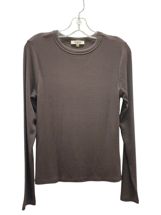 Top Ls Basic By Madewell In Brown, Size:L