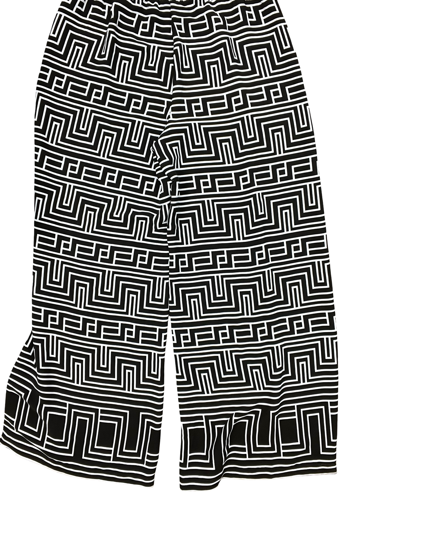 Pants Dress By Black Label In Black & White, Size:2X