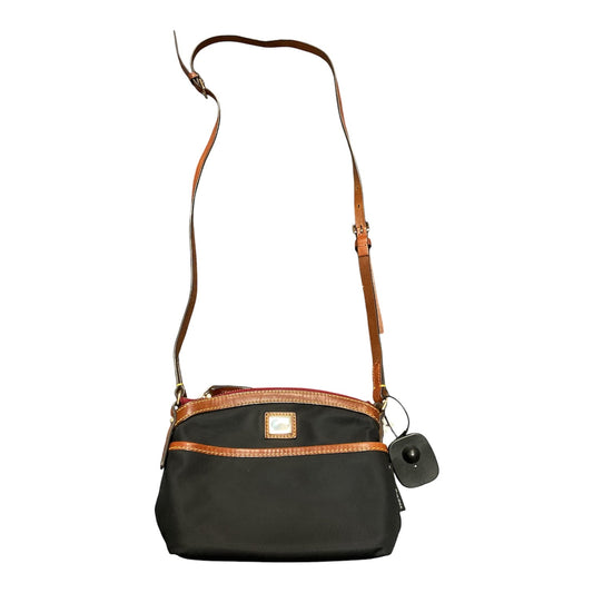 Crossbody Designer By Dooney And Bourke In Black & Brown, Size:Small