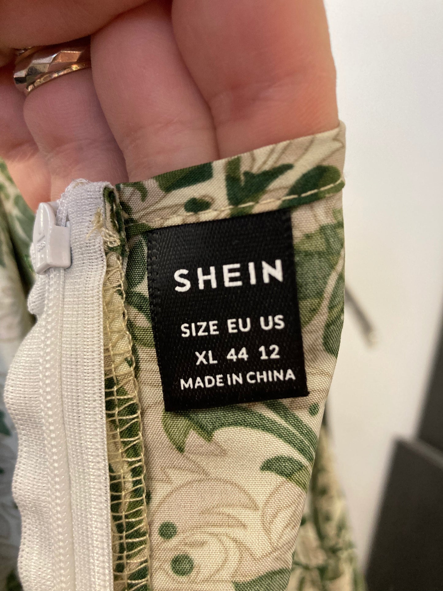 Jumpsuit By Shein In Green & Tan, Size:XL