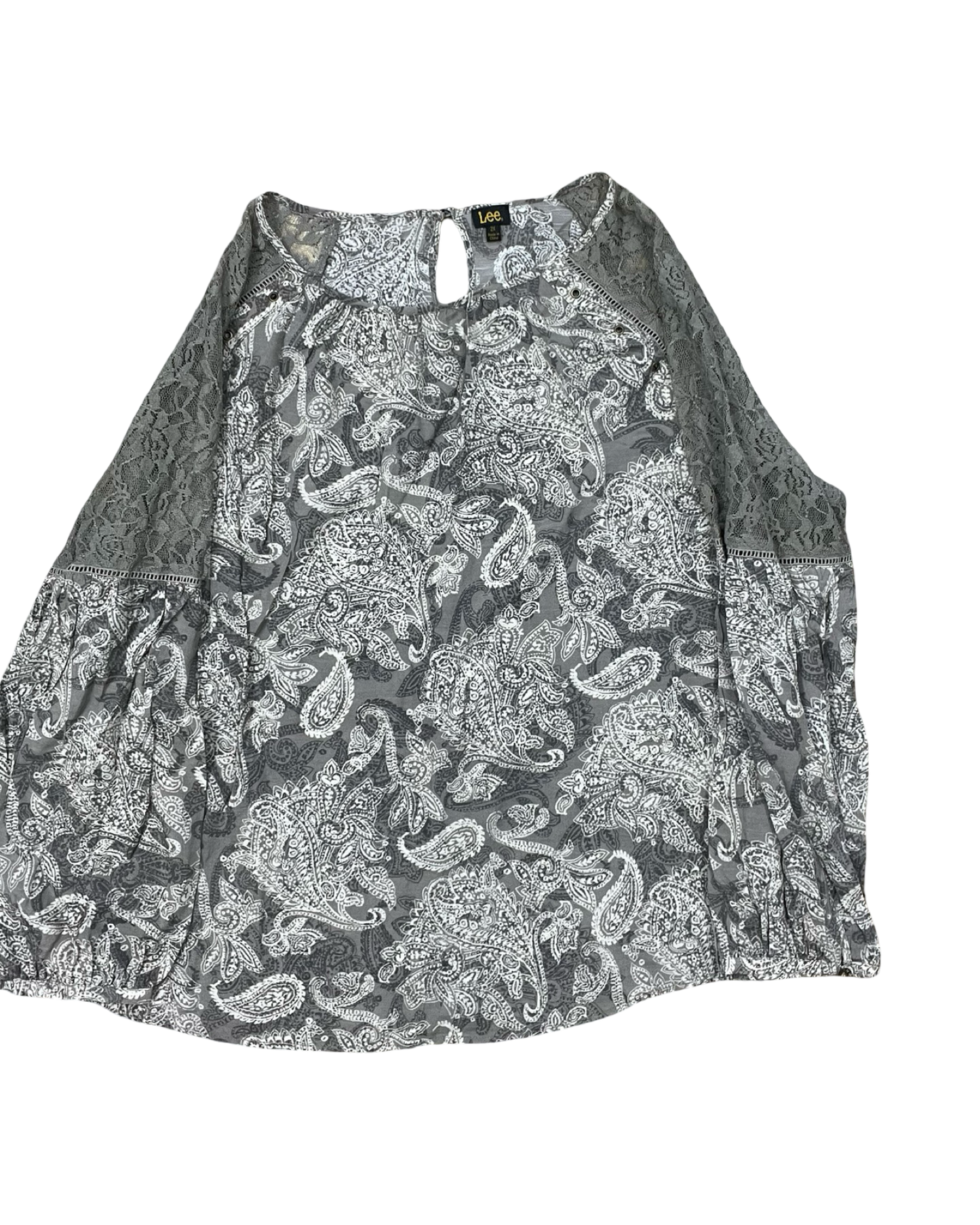 Top Ls By Lee In Taupe, Size:2X