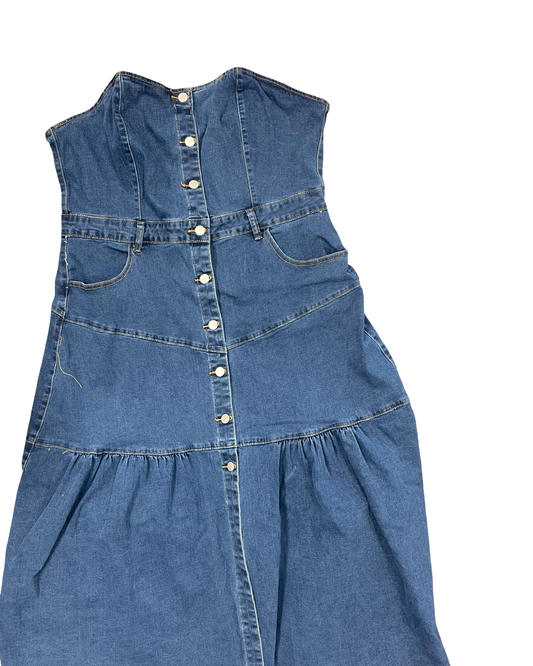 Dress Casual Maxi By Shein In Blue, Size:3