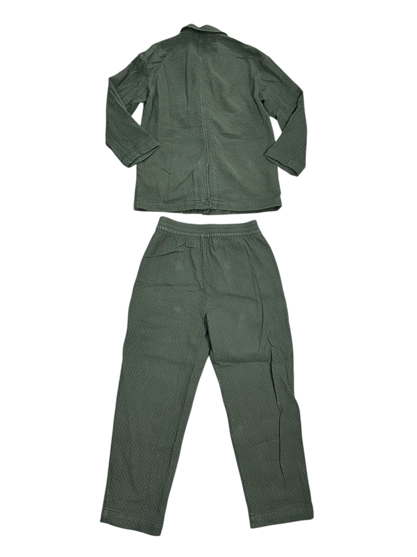 Pants Set 2Pc By Madewell In Green, Size:S