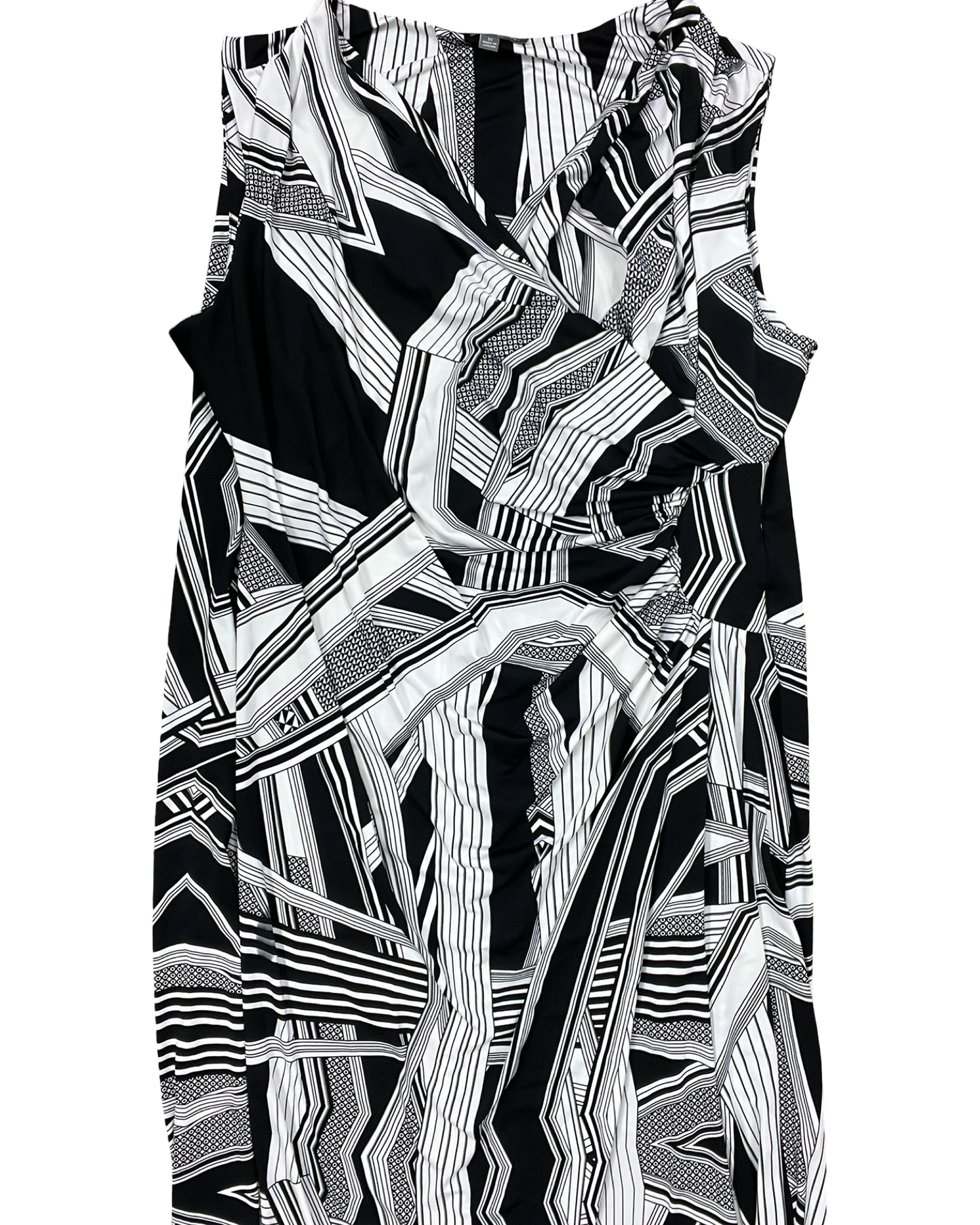 Dress Casual Maxi By Kate & Mallory In Black & White, Size:3