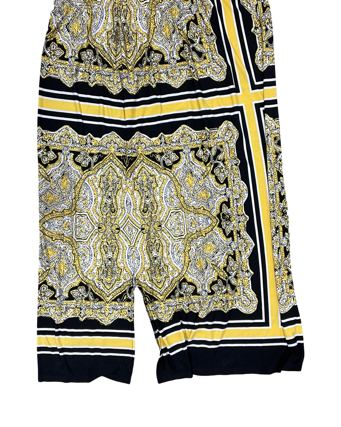 Skirt Maxi By Cato In Black & Yellow, Size:28