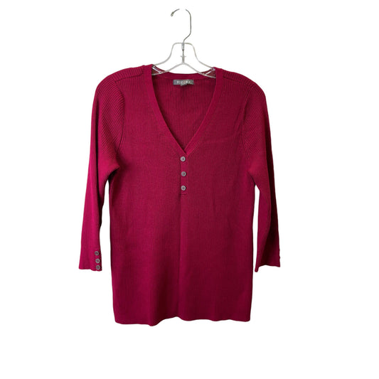 Sweater By Roz And Ali In Purple, Size:L