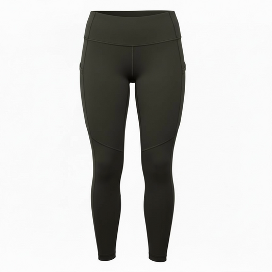 Athletic Leggings By Lululemon In Green, Size: 4