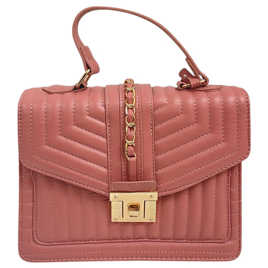 Handbag By Cmf In Pink, Size:Small