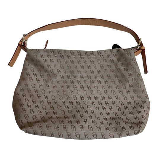 Handbag Designer By Dooney And Bourke In Tan, Size:Medium