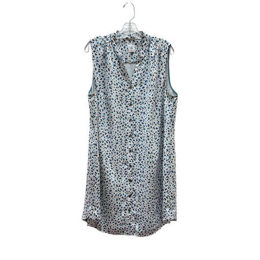 Dress Casual Short By Cabi In Blue & White, Size:Xl