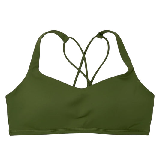Athletic Bra By Lululemon In Green, Size: 10