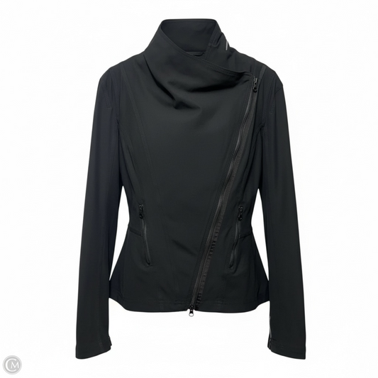 Athletic Jacket By Lululemon In Black, Size: M