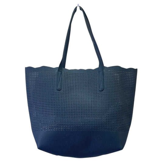 Tote Designer By Neiman Marcus In Blue, Size:Large