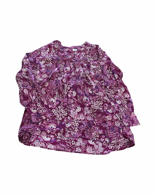 Top Ls By Coldwater Creek In Purple, Size:Xl