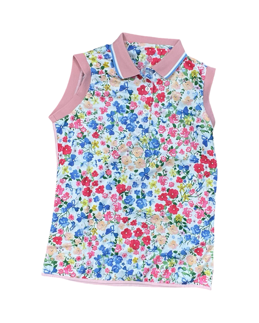 Athletic Top Ss By Clothes Mentor In Floral Print, Size:S