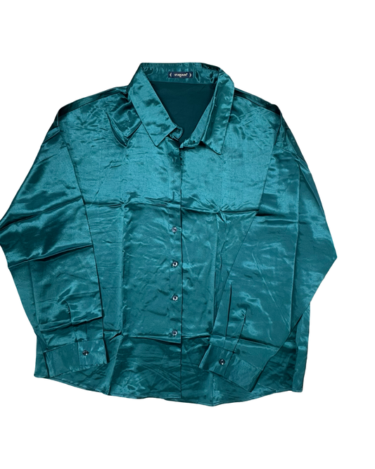 Top Ls By Clothes Mentor In Green, Size:2X