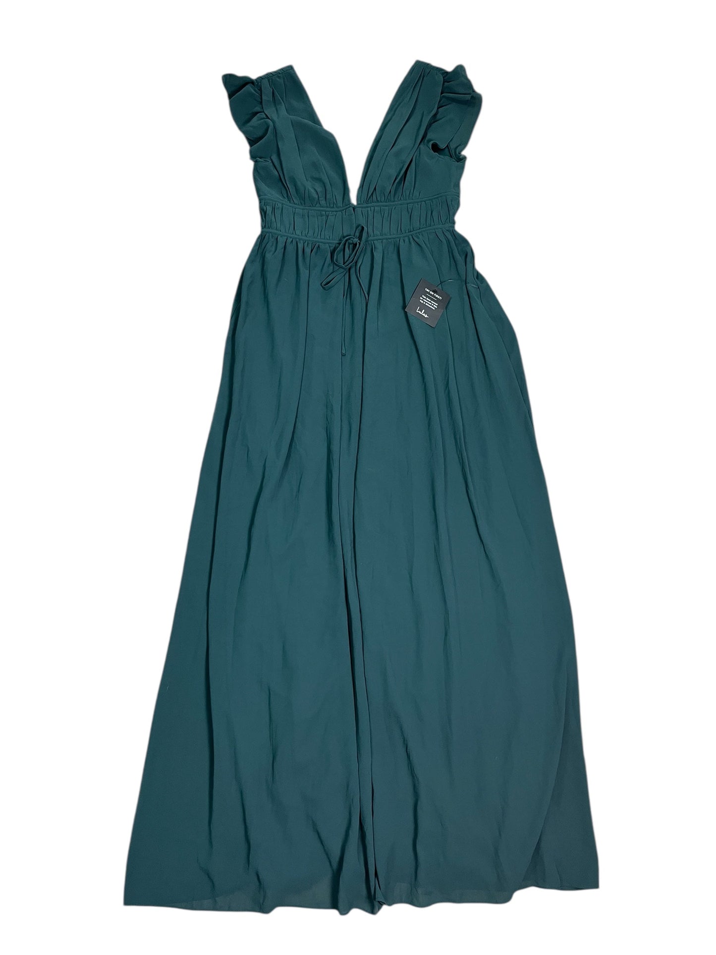 Dress Party Long By Lulus In Green, Size:L