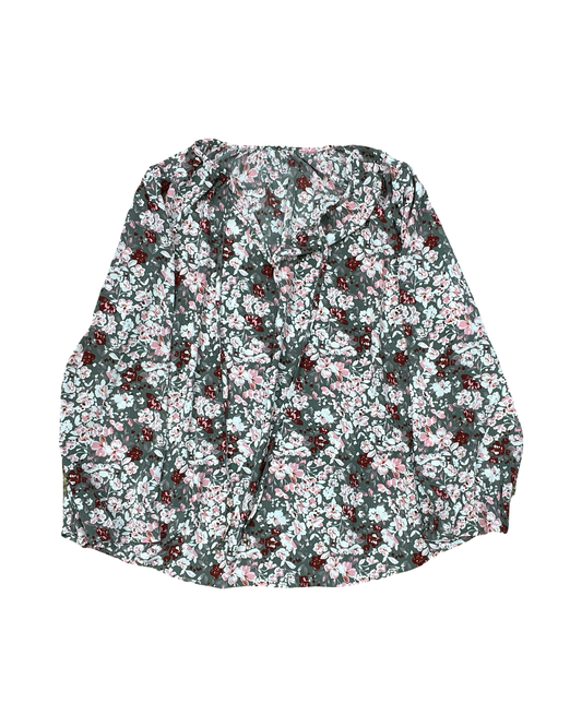 Top Ls By Clothes Mentor In Grey & Pink, Size:3X