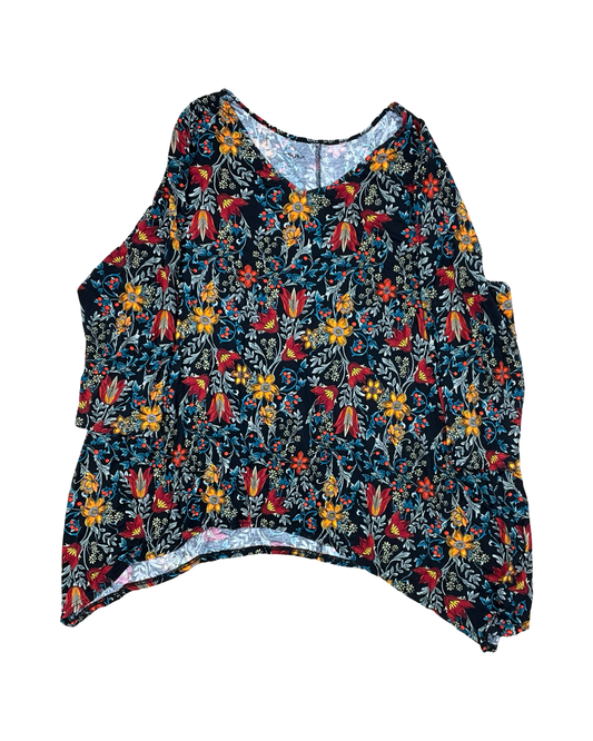 Top Ls By Emma And Michele In Black, Size:3X