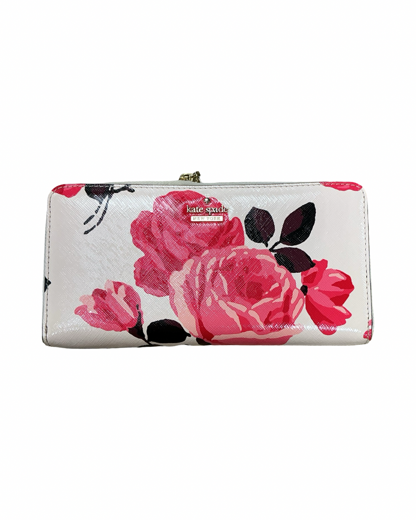 Wallet Designer By Kate Spade In Pink & Red, Size:Medium