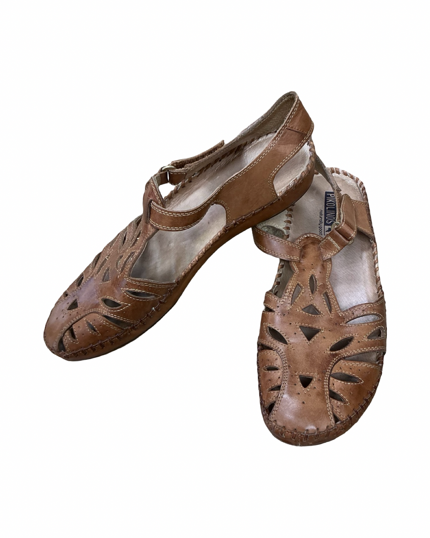 Shoes Flats By Pikolinos In Brown, Size:9.5