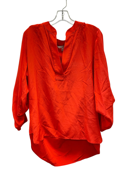 Blouse Designer By Diane Von Furstenberg In Orange, Size:10