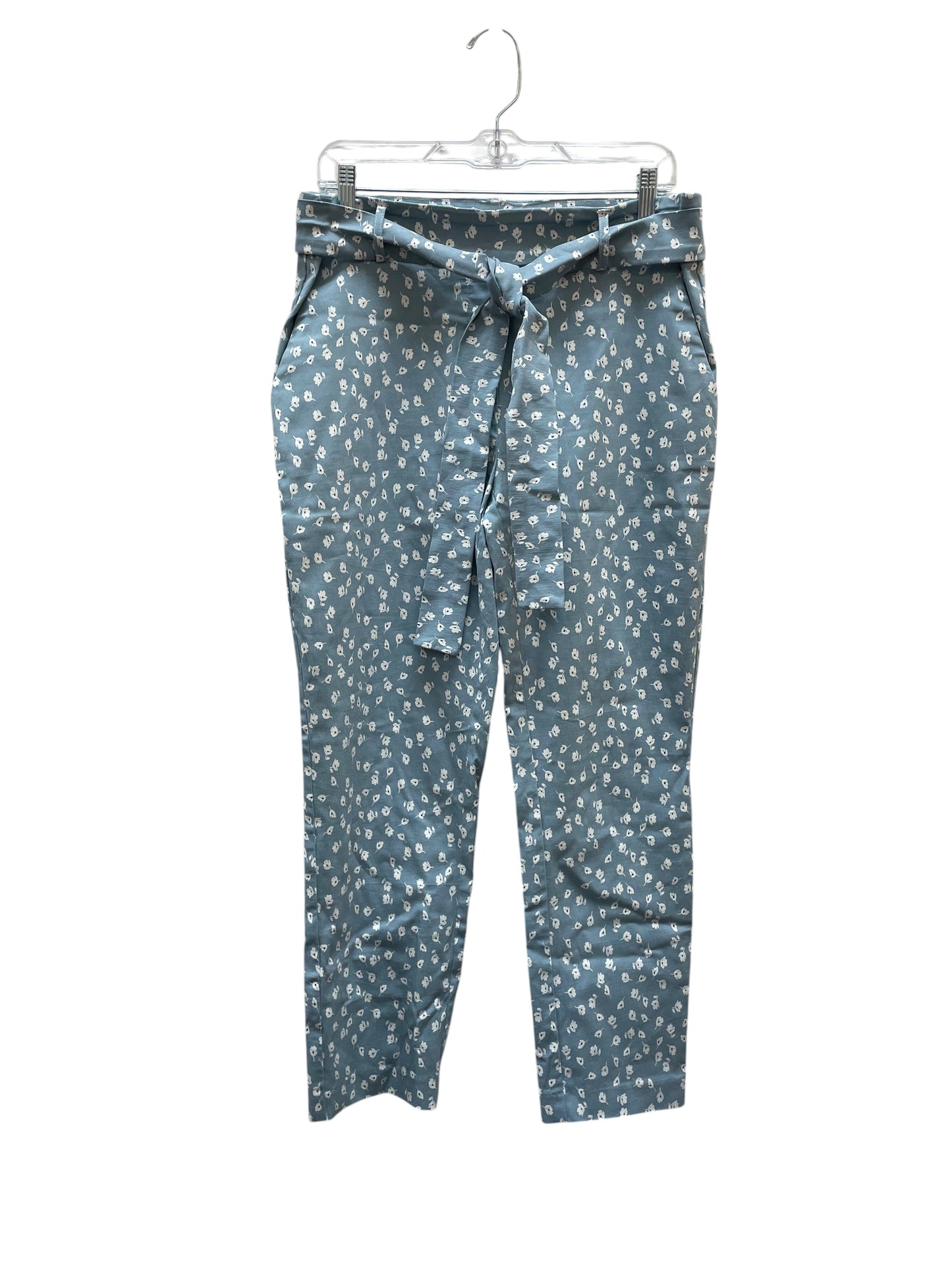 Pants Cropped By Jules & Leopold In Blue & White, Size:16