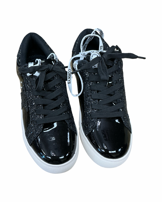 Shoes Sneakers By Corkys In Black, Size:7