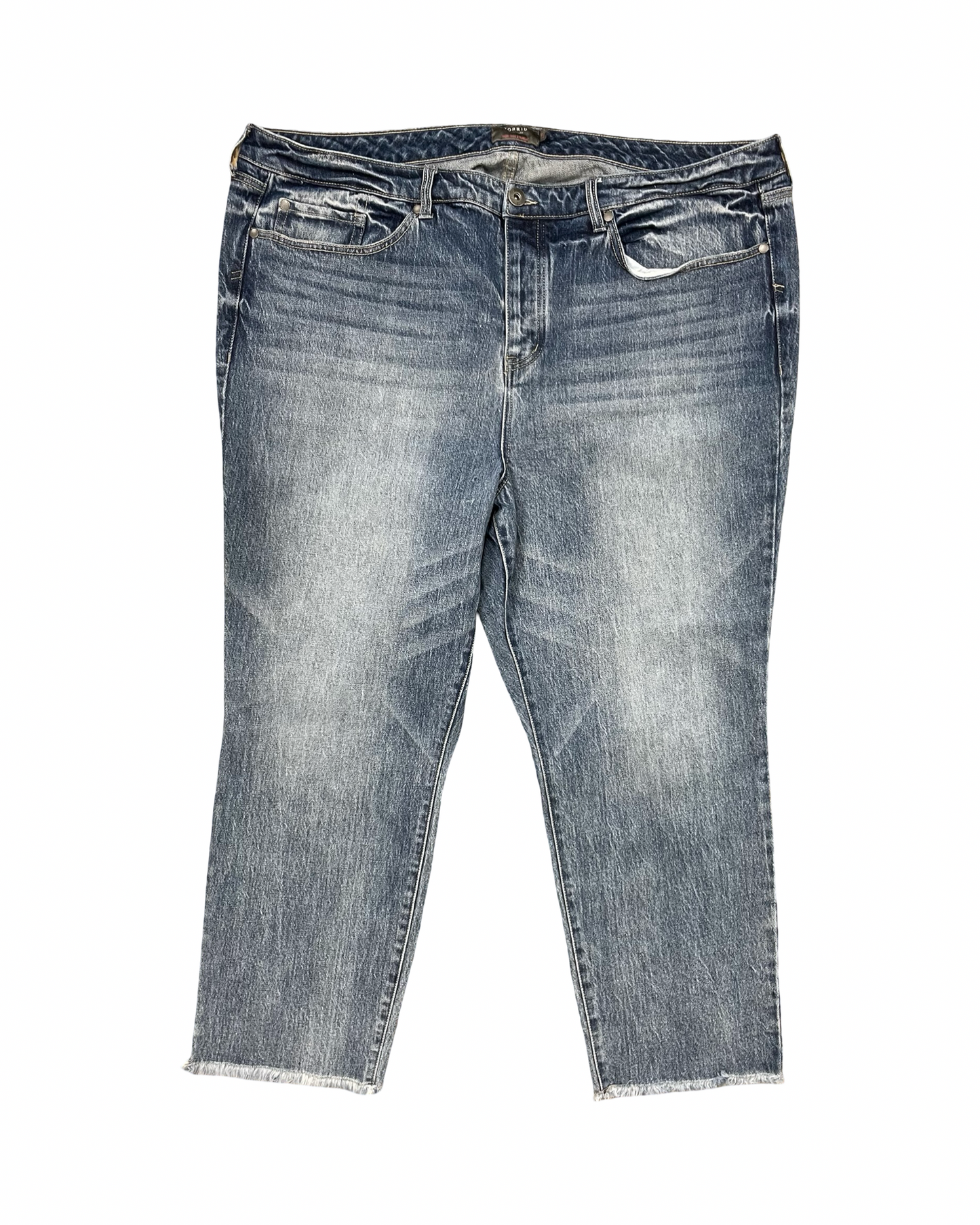 Jeans Straight By Torrid In Blue, Size:22