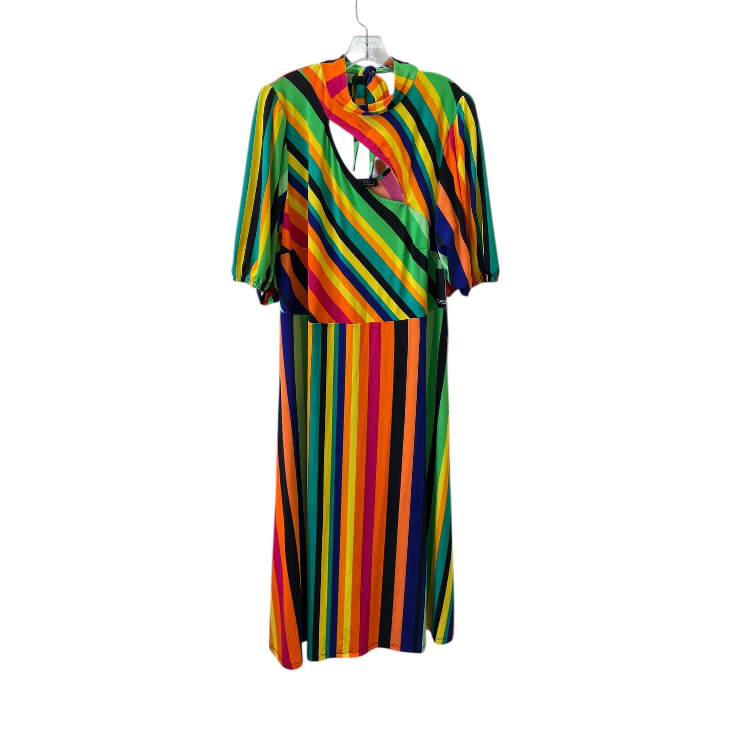 Dress Casual Maxi By Eloquii In Striped Pattern, Size:2X