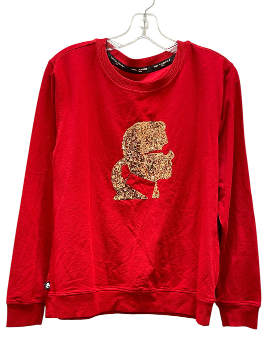Top Ls Designer By Karl Lagerfeld In Red, Size:S