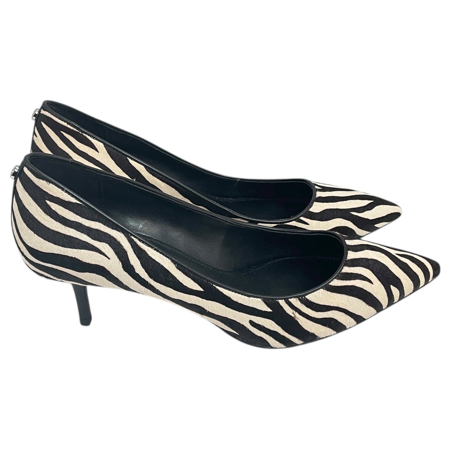 Shoes Designer By Michael Kors In Black & White, Size:9